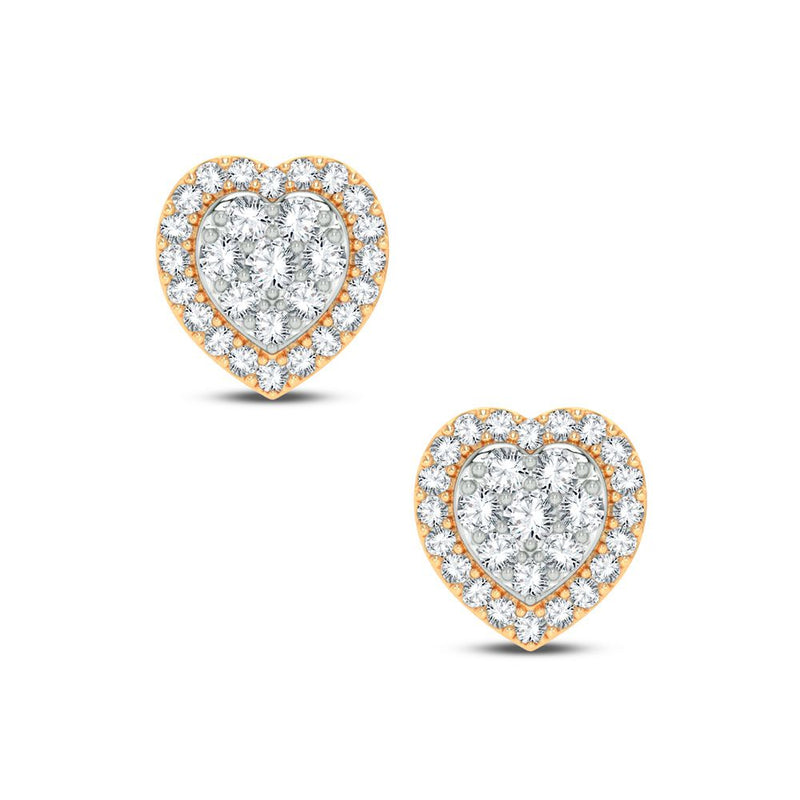 10K 1.00CT DIAMOND EARRING