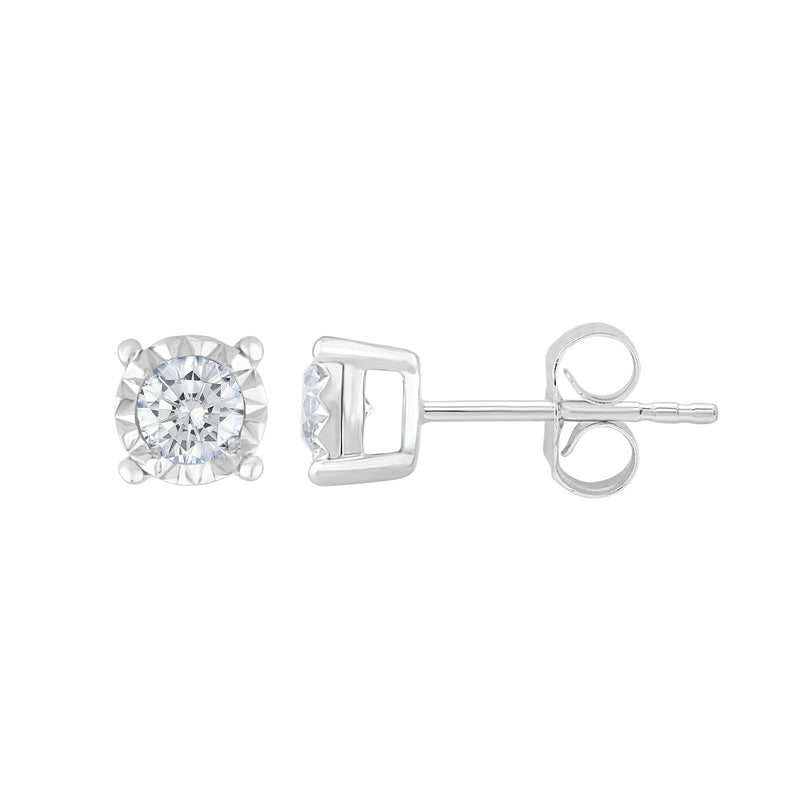 10K 0.50CT Diamond Stud Earring