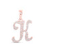 1/5CTW-DIA NICOLE INITIAL "K" PENDANT 10K