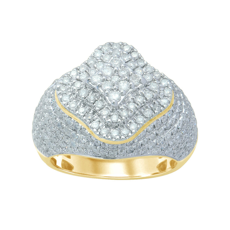 10K 2.96-3.15CT D-MENS RING