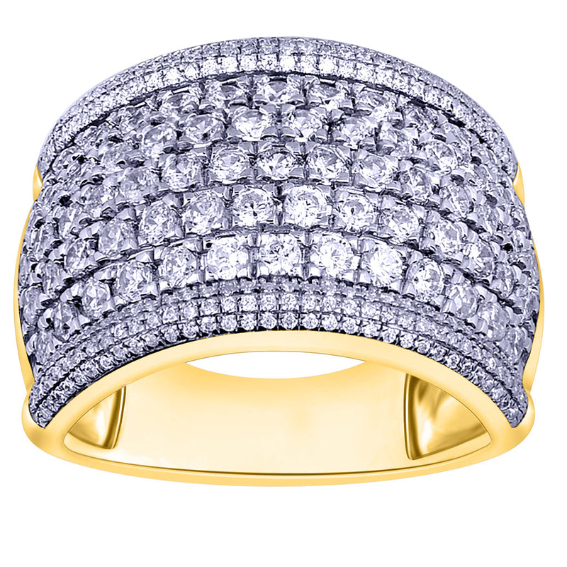 14K 2.72CT D-MENS BANDS