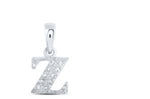 1/20CTW-DIA NICOLE INITIAL "Z" PENDANT 10K