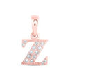 1/20CTW-DIA NICOLE INITIAL "Z" PENDANT 10K