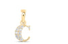 1/20CTW-DIA NICOLE INITIAL "C" PENDANT 10K