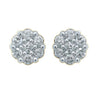 10K 0.46-0.52CT D-FLOWER EARRING