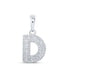 1/3CTW-DIA INITIAL "D" PENDANT 10K