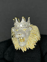 Lion King ring 10kt Genuine Diamonds