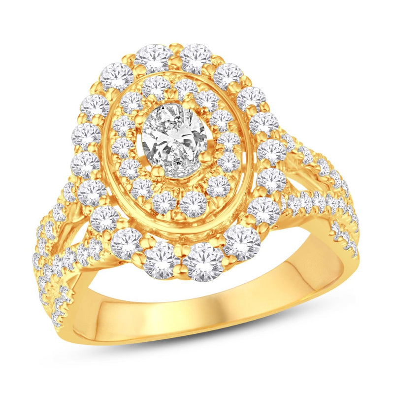 14KT-1.02CTW LADIESRING-B