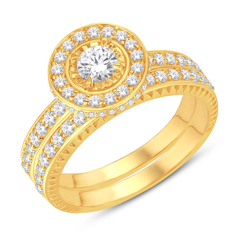 14KT-1.02CTW(0.315CTR) CERTIFIED BRIDAL-B