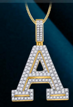 10k Genuine Diamond Solid Back Letters Initials A-Z