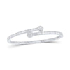 Diamond Pear Shape Bangle Bracelet