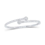 Diamond Pear Shape Bangle Bracelet