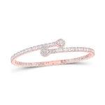 Diamond Pear Shape Bangle Bracelet