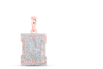 1/4CTW-DIA NICOLE INITIAL "N" PENDANT 10K